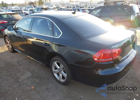 2012 Volkswagen Passat 2.5L Se из США, поврежденный, VIN 1VWBP7A33CC044208